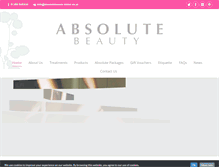 Tablet Screenshot of absolutebeauty-online.co.uk